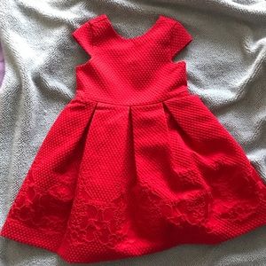 Janie & Jack red dress. Size 3T only worn twice.